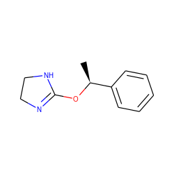 C[C@H](OC1=NCCN1)c1ccccc1 ZINC000045255747