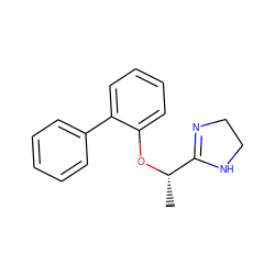 C[C@H](Oc1ccccc1-c1ccccc1)C1=NCCN1 ZINC000000009140