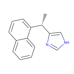 C[C@H](c1c[nH]cn1)c1cccc2ccccc12 ZINC000005115882