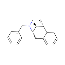 C[C@H]1[C@@H]2CCN(Cc3ccccc3)[C@H]1Cc1ccccc12 ZINC000013801910