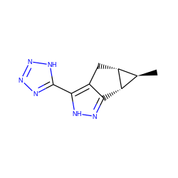 C[C@H]1[C@@H]2c3n[nH]c(-c4nnn[nH]4)c3C[C@@H]21 ZINC000049036555