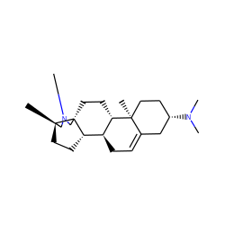 C[C@H]1[C@H]2CC[C@H]3[C@@H]4CC=C5C[C@@H](N(C)C)CC[C@]5(C)[C@H]4CC[C@]23CN1C ZINC000004097188