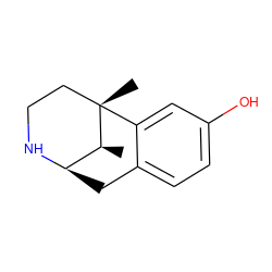 C[C@H]1[C@H]2Cc3ccc(O)cc3[C@@]1(C)CCN2 ZINC000100640195