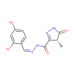 C[C@H]1C(=O)NN=C1C(=O)N/N=C\c1ccc(O)cc1O ZINC000100556728