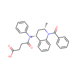 C[C@H]1C[C@@H](N(C(=O)CCC(=O)O)c2ccccc2)c2ccccc2N1C(=O)c1ccccc1 ZINC000049033825