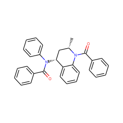 C[C@H]1C[C@@H](N(C(=O)c2ccccc2)c2ccccc2)c2ccccc2N1C(=O)c1ccccc1 ZINC000002270590