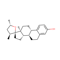 C[C@H]1C[C@H](C)[C@]2(CC[C@H]3[C@@H]4CCc5cc(O)ccc5[C@H]4CC[C@@]32C)O1 ZINC000103227109