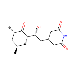 C[C@H]1C[C@H](C)C(=O)[C@H]([C@H](O)CC2CC(=O)NC(=O)C2)C1 ZINC000003872170