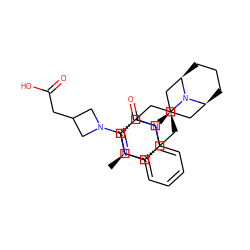 C[C@H]1C[C@H]2C[C@@H](C1)C[C@H](N1[C@H]3CCC[C@@H]1C[C@H](n1c(=O)c(N4CC(CC(=O)O)C4)nc4ccccc41)C3)C2 ZINC001772649243