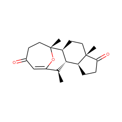 C[C@H]1C2=CC(=O)CC[C@@](C)(O2)[C@H]2CC[C@]3(C)C(=O)CC[C@H]3[C@@H]21 ZINC000004934487