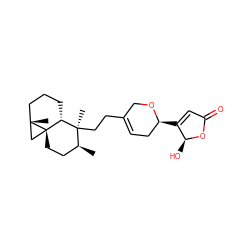 C[C@H]1CC[C@@]23C[C@]2(C)CCC[C@@H]3[C@@]1(C)CCC1=CC[C@H](C2=CC(=O)O[C@H]2O)OC1 ZINC000040934138