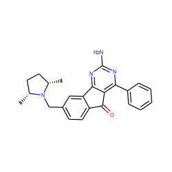 C[C@H]1CC[C@@H](C)N1Cc1ccc2c(c1)-c1nc(N)nc(-c3ccccc3)c1C2=O ZINC000043204863