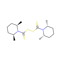 C[C@H]1CCC[C@@H](C)N1C(=S)SSC(=S)N1[C@@H](C)CCC[C@H]1C ZINC000045256974