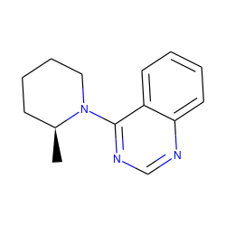 C[C@H]1CCCCN1c1ncnc2ccccc12 ZINC000000076974