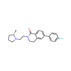 C[C@H]1CCCN1CCN1CCc2cc(-c3ccc(F)cc3)ccc2C1=O ZINC000059114026