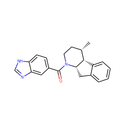 C[C@H]1CCN(C(=O)c2ccc3[nH]cnc3c2)[C@H]2Cc3ccccc3[C@@H]12 ZINC000117628008