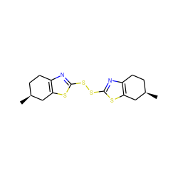 C[C@H]1CCc2nc(SSc3nc4c(s3)C[C@H](C)CC4)sc2C1 ZINC001772640981