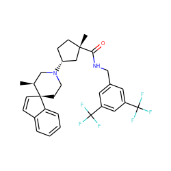 C[C@H]1CN([C@@H]2CC[C@](C)(C(=O)NCc3cc(C(F)(F)F)cc(C(F)(F)F)c3)C2)CC[C@@]12C=Cc1ccccc12 ZINC000028645324