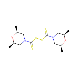 C[C@H]1CN(C(=S)SSC(=S)N2C[C@H](C)O[C@H](C)C2)C[C@@H](C)O1 ZINC001772614832