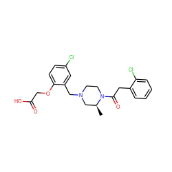 C[C@H]1CN(Cc2cc(Cl)ccc2OCC(=O)O)CCN1C(=O)Cc1ccccc1Cl ZINC000035801651