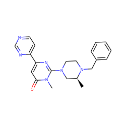 C[C@H]1CN(c2nc(-c3ccncn3)cc(=O)n2C)CCN1Cc1ccccc1 ZINC000139625598