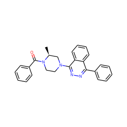 C[C@H]1CN(c2nnc(-c3ccccc3)c3ccccc23)CCN1C(=O)c1ccccc1 ZINC000043201963