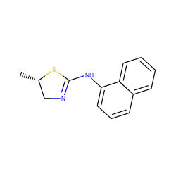 C[C@H]1CN=C(Nc2cccc3ccccc23)S1 ZINC000000478368