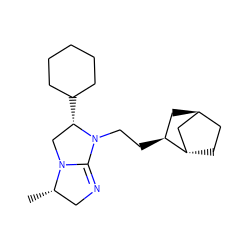 C[C@H]1CN=C2N1C[C@H](C1CCCCC1)N2CC[C@H]1C[C@H]2CC[C@H]1C2 ZINC000261119751