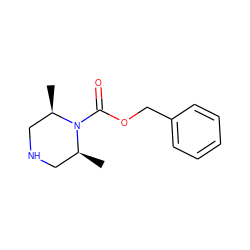 C[C@H]1CNC[C@@H](C)N1C(=O)OCc1ccccc1 ZINC000049069480