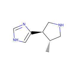 C[C@H]1CNC[C@@H]1c1c[nH]cn1 ZINC000000016616