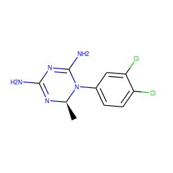 C[C@H]1N=C(N)N=C(N)N1c1ccc(Cl)c(Cl)c1 ZINC000004821963