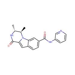 C[C@H]1NC(=O)c2cc3ccc(C(=O)Nc4cccnc4)cc3n2[C@@H]1C ZINC000073160033