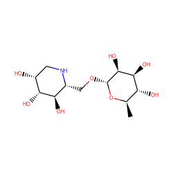 C[C@H]1O[C@H](OC[C@H]2NC[C@@H](O)[C@@H](O)[C@@H]2O)[C@@H](O)[C@@H](O)[C@@H]1O ZINC000040394693