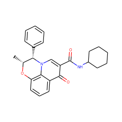 C[C@H]1Oc2cccc3c(=O)c(C(=O)NC4CCCCC4)cn(c23)[C@H]1c1ccccc1 ZINC000095555438