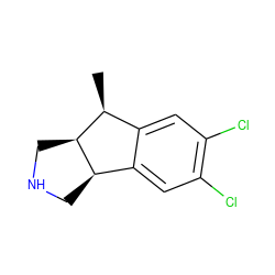 C[C@H]1c2cc(Cl)c(Cl)cc2[C@H]2CNC[C@H]21 ZINC000036270542