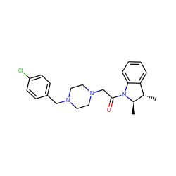 C[C@H]1c2ccccc2N(C(=O)CN2CCN(Cc3ccc(Cl)cc3)CC2)[C@@H]1C ZINC000022941306