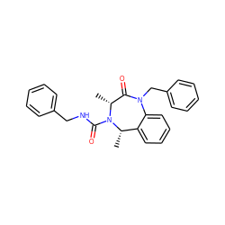 C[C@H]1c2ccccc2N(Cc2ccccc2)C(=O)[C@@H](C)N1C(=O)NCc1ccccc1 ZINC001772649521