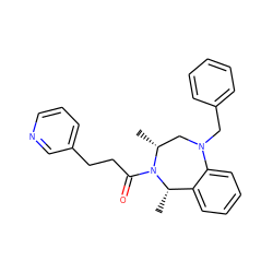 C[C@H]1c2ccccc2N(Cc2ccccc2)C[C@@H](C)N1C(=O)CCc1cccnc1 ZINC001772570022