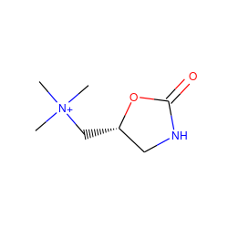 C[N+](C)(C)C[C@H]1CNC(=O)O1 ZINC000096939008