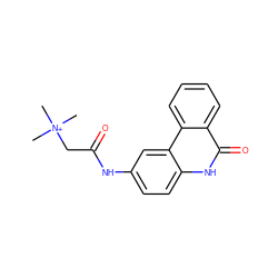 C[N+](C)(C)CC(=O)Nc1ccc2[nH]c(=O)c3ccccc3c2c1 ZINC000029413427