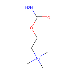 C[N+](C)(C)CCOC(N)=O ZINC000003079342