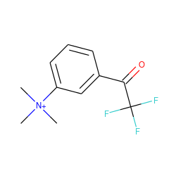 C[N+](C)(C)c1cccc(C(=O)C(F)(F)F)c1 ZINC000002391789