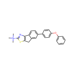 C[N+](C)(C)c1nc2c(s1)Cc1cc(-c3ccc(Oc4ccccc4)cc3)ccc1-2 ZINC000028465082