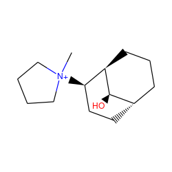 C[N+]1([C@@H]2CC[C@H]3CCC[C@H]2[C@@H]3O)CCCC1 ZINC000101261464