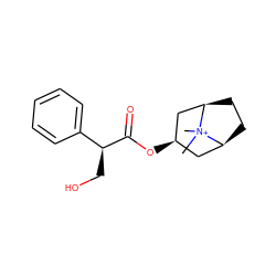 C[N+]1(C)[C@H]2CC[C@@H]1C[C@H](OC(=O)[C@@H](CO)c1ccccc1)C2 ZINC000100371013