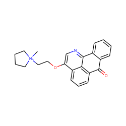 C[N+]1(CCOc2cnc3c4c(cccc24)C(=O)c2ccccc2-3)CCCC1 ZINC000071359407