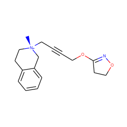 C[N@+]1(CC#CCOC2=NOCC2)CCc2ccccc2C1 ZINC000253665719