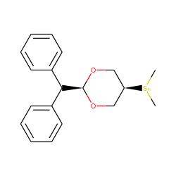 C[S+](C)[C@H]1CO[C@@H](C(c2ccccc2)c2ccccc2)OC1 ZINC000103293735