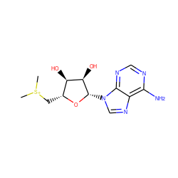 C[S+](C)C[C@H]1O[C@@H](n2cnc3c(N)ncnc32)[C@H](O)[C@@H]1O ZINC000005159458