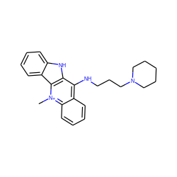 C[n+]1c2ccccc2c(NCCCN2CCCCC2)c2[nH]c3ccccc3c21 ZINC000028979852